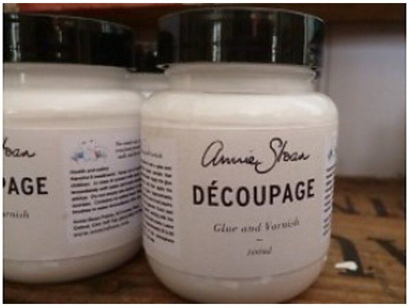 Annie Sloan decoupage lijm en vernis
