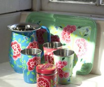 Franjipani set roze