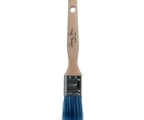 Annie Sloan platte kwast blauw (smal)