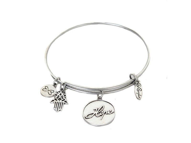 Be Bangled armband met gelukshanger HOPE