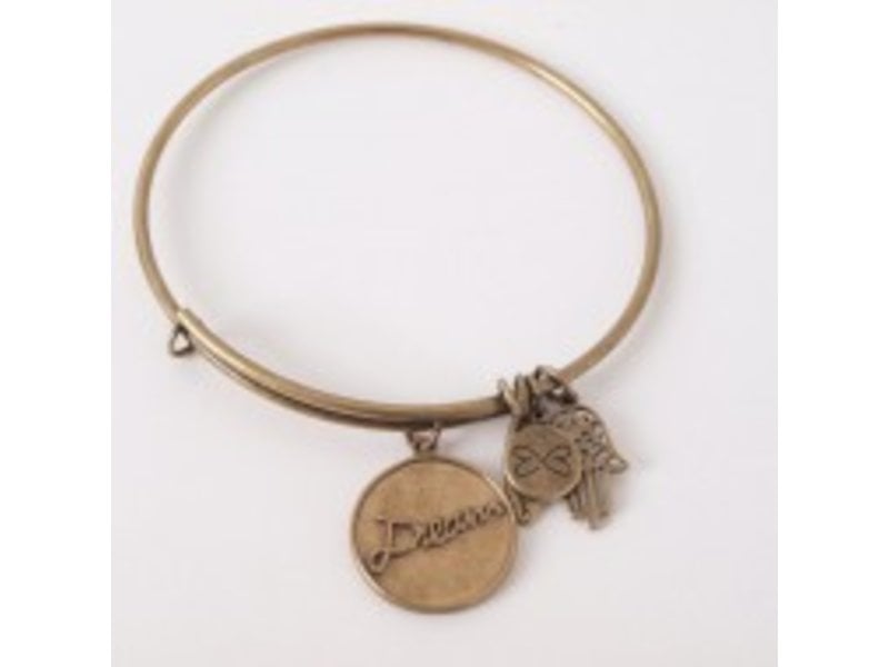 Be Bangled armband met gelukshanger DREAM