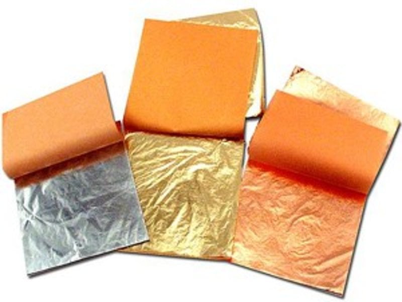 Annie Sloan loose leaf gilding, gold