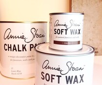 Annie Sloan pakket nr 1: 1 liter verf, 500 ml clear wax, 120 ml dark wax