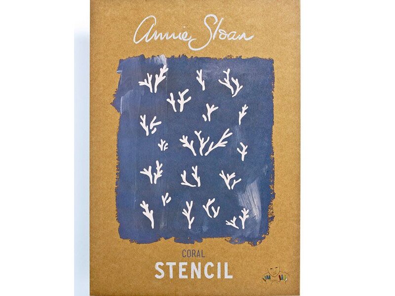 Annie Sloan sjabloon Coral A3