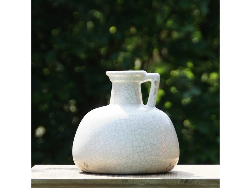 Brynxz Sob Jug domestic crackle, white