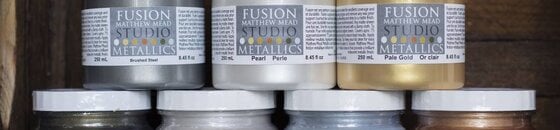 Fusion Mineral Paint metallic kleuren