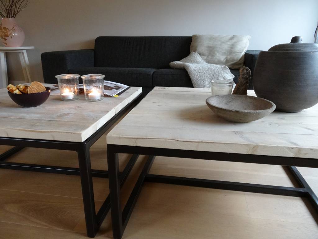 Steigerhout tafels en industriele tafels pure wood design