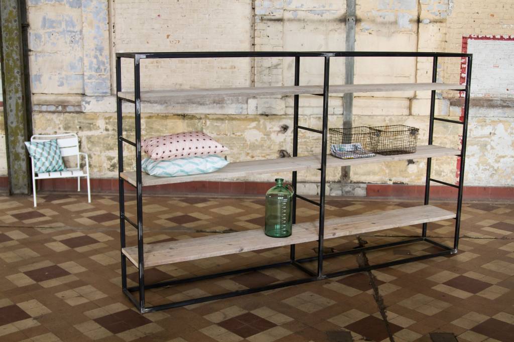 Kast staal: kast woonkamer steigerhout tv meubel hier bestellen ...