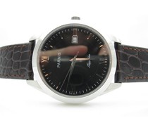 Parnis 39mm Classic zwart met zilveren elementen Parnis 39mm Classic zwart met zilveren elementen
