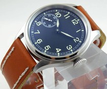 Parnis 47mm Deluxe luminous met lichtbruine band Parnis 47mm Deluxe luminous met lichtbruine band