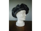 Zwartgrijze baret