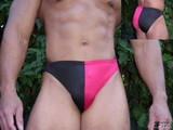 Mehrfarbiger Slip/Thong