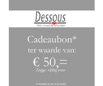 Cadeaubon 50 euro - Mannen Cadeaubon 50 euro - Mannen
