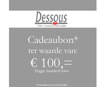 Cadeaubon 100 euro - Mannen Cadeaubon 100 euro - Mannen