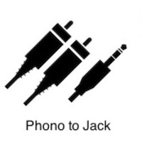 Phono to Jack Cables
