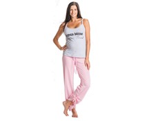 You!Lingerie Pyjama Super Mom Grijs You!Lingerie Pyjama Super Mom Grijs