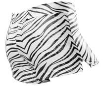 Pizzazz Zebra glitter cheer short zwart/wit Pizzazz Zebra glitter cheer short zwart/wit