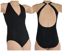 Dansgirl Balletpakje halter zwart Dansgirl Balletpakje halter zwart