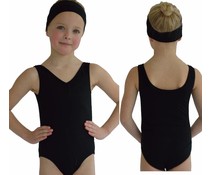 Dansgirl Kinder Balletpakje hemdmodel zwart Dansgirl Kinder Balletpakje hemdmodel zwart