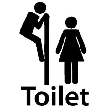 Toilet Gluren Qualitysticker