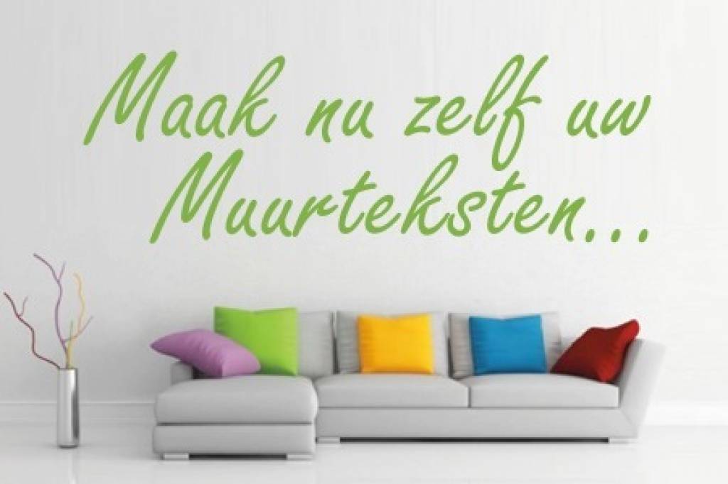 Personaliseer Uw Huis Met Een Eigen Tekst Muursticker Qualitysticker 4275