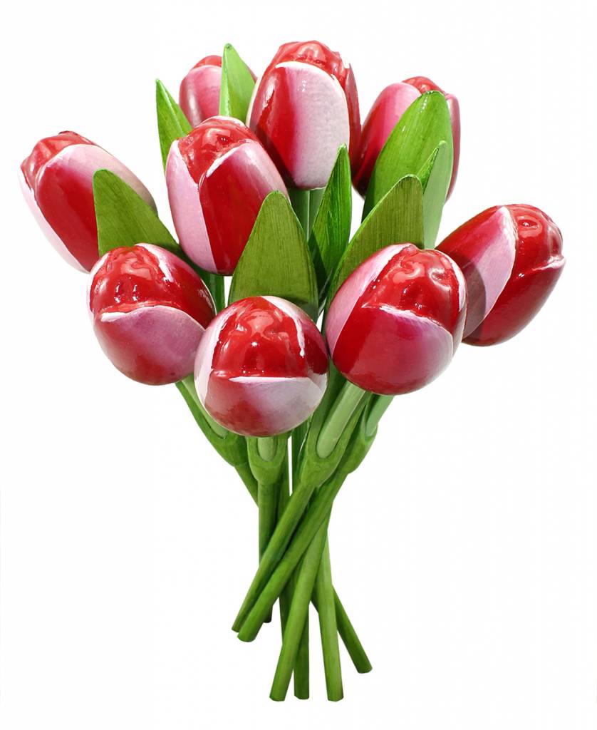 Wooden Tulips worldwide shipping.