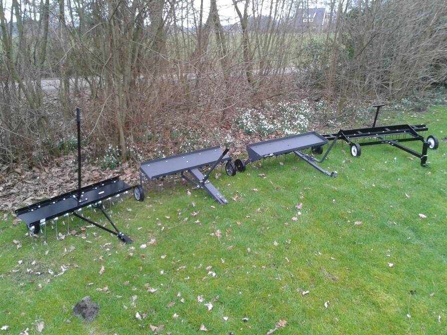 verticuteermachine achter zitmaaier