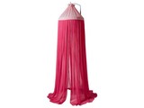 Jollein Klamboe voile fuchsia/roze 205 cm hoog, ring 55 cm