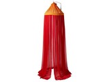 Jollein Klamboe voile rood/oranje 205 cm hoog, ring 55 cm