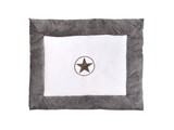 Jollein Boxkleed 80x100cm Circle star grey coral fleece