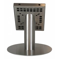 Tablet desk stand Securo 7-8 inch stainless steel, coated and solid steel, lock option, cable integration