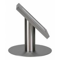 Tablet desk stand Securo 7-8 inch stainless steel, coated and solid steel, lock option, cable integration