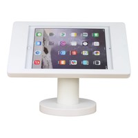 iPad mini wall or desk mount Fino white, with luxury acrylic tablet casing dedicated to the iPad mini.