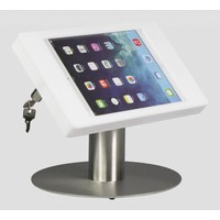 iPad mini desk stand Fino black with stainless steel base, portrait-landscape or tilting module for a better view angle (optional)