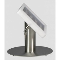 iPad mini desk stand Fino black with stainless steel base, portrait-landscape or tilting module for a better view angle (optional)