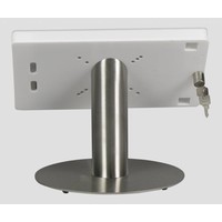 iPad mini desk stand Fino black with stainless steel base, portrait-landscape or tilting module for a better view angle (optional)