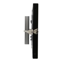 Tablet wall holder Securo 9-11 inch black, coated and durable steel, lockable