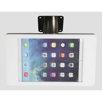 iPad mini wall or desk mount Fino white/stainless steel, with luxury acrylic tablet casing dedicated to the iPad mini.