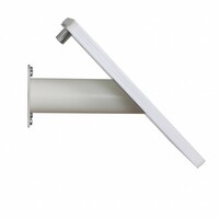 Wall or desk mount for Microsoft Surface Pro 4 12.3" white-stainless steel, Fino