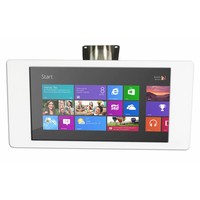 Wall or desk mount for Microsoft Surface Pro 4 12.3" white-stainless steel, Fino