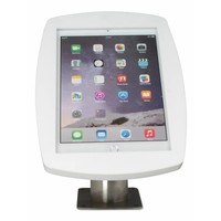 Lusso, white/stainless steel, iPad Air2/Pro 9,7 for mounting on table or wall, including lock