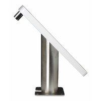Lusso, white/stainless steel, iPad Air2/Pro 9,7 for mounting on table or wall, including lock