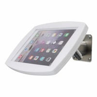 Lusso, white/stainless steel, iPad Air2/Pro 9,7 for mounting on table or wall, including lock