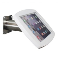 Lusso, white/stainless steel, iPad Air2/Pro 9,7 for mounting on table or wall, including lock