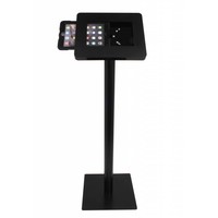 Weatherproof tablet floor stand for tablets 9,7" - 10,1". White / black