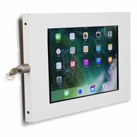 Tablet wall holder Securo for iPad 10.5" and other 9-11 inch tablets, coated and durable steel, lockable