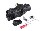 Camaleon Specter DR 4x fixed optic scope w/ mini red dot sight