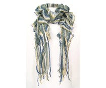 Los gebreide sjaal Deep Blue Los gebreide sjaal Deep Blue