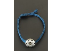 Armband voor click button blauw Armband voor click button blauw