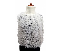Poncho sjaal wit Poncho sjaal wit